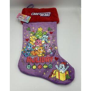 Carebears Colorful‎ Christmas Holiday Socking NEW